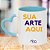 Caneca Personalizada Alça Coração Azul Bebê "Sua Arte Aqui" - Imagem 1