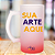 Caneca Personalizada Chopp Jateada Fosca Degradê Vermelho "Sua Arte Aqui" - Imagem 1