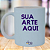 Caneca Personalizada Delicadinha Azul Fosca "Sua Arte Aqui" - Imagem 1