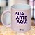 Caneca Personalizada Delicadinha Rosa Fosca "Sua Arte Aqui" - Imagem 2