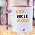 Caneca Personalizada Reta com Colher Rosa "Sua Arte Aqui" - Imagem 2