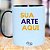 Caneca Personalizada de Polímero Alça e Interior Preta "Sua Arte Aqui" - Imagem 2