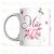 Caneca Personalizada Mãe, Eu Te Amo (Floral) - Imagem 1