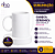 Caneca Cerâmica 325ml Branca para Sublimação - Imagem 1