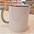 Caneca Cerâmica 325ml Alça e Borda Prata Live - Imagem 2