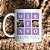 Caneca Personalizada 2 fotos I Love You cor lilás - Imagem 1