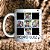 Caneca Personalizada 5 fotos com Nome na cor preta - Imagem 1