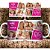 Caneca Personalizada 6 Fotos com quadros rosa - Imagem 1