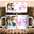 Caneca Personalizada 1 Foto Amigas cor pink - Imagem 1