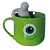 Caneca 350ml com Infusor para Chá Monster 350ml - Mike Wazowski - Imagem 1