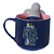 Caneca 350ml com Infusor para chá Snoopy Bloom - Imagem 1