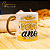 Caneca Personalizada Promovida a Vovó do Ano - Alça Dourada - Imagem 1