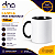 Caneca Cerâmica 325ml com Alça e Interior Preta - Para Sublimação - Imagem 1