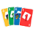 Jogo de Cartas em Papel 4 Cores - Imagem 2