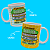 Caneca Personalizada Paciência e Dedicação Amarela - Imagem 1