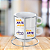 Torre de 2 Xícaras Personalizadas Brancas 150ml "Sua Arte Aqui" - Imagem 1