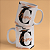 Caneca Personalizada Formando "C" - Imagem 1