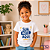 Camiseta Branca Poliéster Infantil - Tamanho 10 - Sua Arte Aqui - Imagem 1