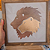 Quadro Rustico Leão - Imagem 1