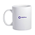 Caneca Cerâmica 325ml Branca Metalnox Kloe - Imagem 1