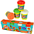 Kit 04 Potes Massinha Mania 50G Cada Forma Modelar Dm Toys - Imagem 1