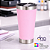 Copo Térmico com Abridor 473ml - Cor Rosa - Imagem 1