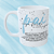 Caneca Personalizada Pai seja forte e corajoso + frase - Imagem 1