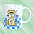 Caneca Personalizada Feliz dia dos pais + Pódio - Imagem 2