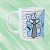 Caneca Personalizada Pai + Gravata - Imagem 1