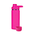 Garrafa Térmica Inox 800ml + Base De Silicone - Rosa - Imagem 1