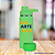 Garrafa Térmica Inox 800ml + Base De Silicone - (sua arte aqui) - Verde - Imagem 1
