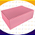 Caixa de Papelão A 9cm x L 27cm x C 18cm - Rosa - Imagem 2