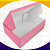 Caixa de Papelão A 9cm x L 27cm x C 18cm - Rosa - Imagem 1