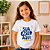 Camiseta Branca Poliéster Infantil - Tamanho 12 - Sua Arte Aqui - Imagem 1