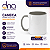 Caneca Cerâmica 325ml com Alça e Interior Cinza - Para Sublimação - Imagem 1