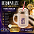 Caneca Mason Jar de Vidro Jateado 350ml - Sua Arte Aqui - Imagem 1