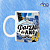 Caneca Personalizada - Promovido a Paizão do ano - Imagem 1
