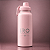 Garrafas Térmica com Tampa Emborrachada 900ml - Rosa - IRO - Imagem 1
