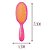 Escova de Cabelo Mágica Desembaraçante Oval Almofadada Mega Hair Rosa - Imagem 4