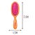 Escova de Cabelo Mágica Desembaraçante Oval Almofadada Mega Hair Laranja - Imagem 4