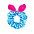 Touca de Cetim Dupla Face Ajustável Adulta + Xuxinha Scrunchie com Laço Rosa e Azul - Imagem 6