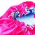 Touca de Cetim Dupla Face Ajustável Adulta + Xuxinha Scrunchie com Laço Rosa e Azul - Imagem 7