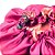 Kit Mãe e Filha 2 Toucas de Cetim Dupla Face Ajustável + 2 Xuxinhas Scrunchie com Laço Nude e Vinho - Imagem 7