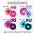 Touca de Cetim Dupla Face Ajustável Infantil + Xuxinha Scrunchie com Laço Preto e Rosa Pink - Imagem 9