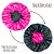 Touca de Cetim Dupla Face Ajustável Adulta + Xuxinha Scrunchie com Laço Preto e Rosa Pink - Imagem 3