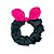Touca de Cetim Dupla Face Ajustável Adulta + Xuxinha Scrunchie com Laço Preto e Rosa Pink - Imagem 6