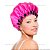 Touca de Cetim Dupla Face Ajustável Adulta + Xuxinha Scrunchie com Laço Preto e Rosa Pink - Imagem 2