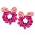 Kit 2 Scrunchie (Xuxinha) de Cetim com Laço Nude e Vinho - Imagem 2