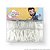 Elásticos para Cabelo (Borrachinha/Liguinha) de Silicone Resistente Pequeno e Grande Branco 140 unid - Imagem 2