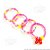 Pulseiras de Miçanga Infantis Lindas Rosa Pink Laço Minnie Coração 4 unid - Imagem 2